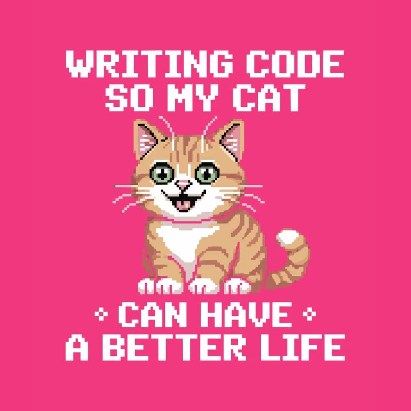 Programmier Katze Lustig Coding Und Katze Deutsch 