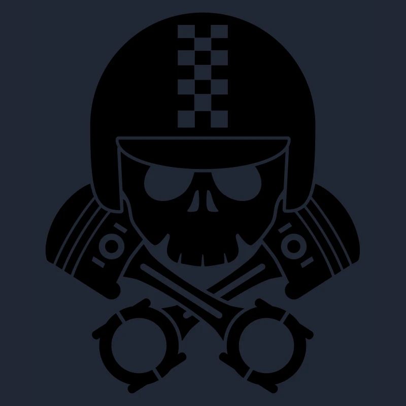schädel helm kolben