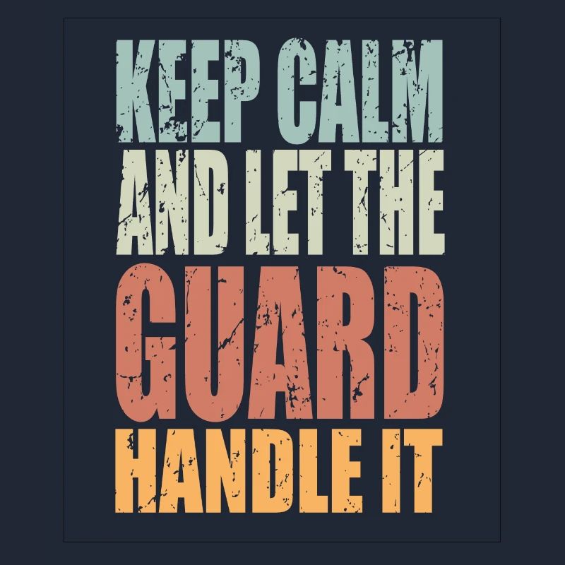 Keep Calm Security Guard Saying Security Guard Gift