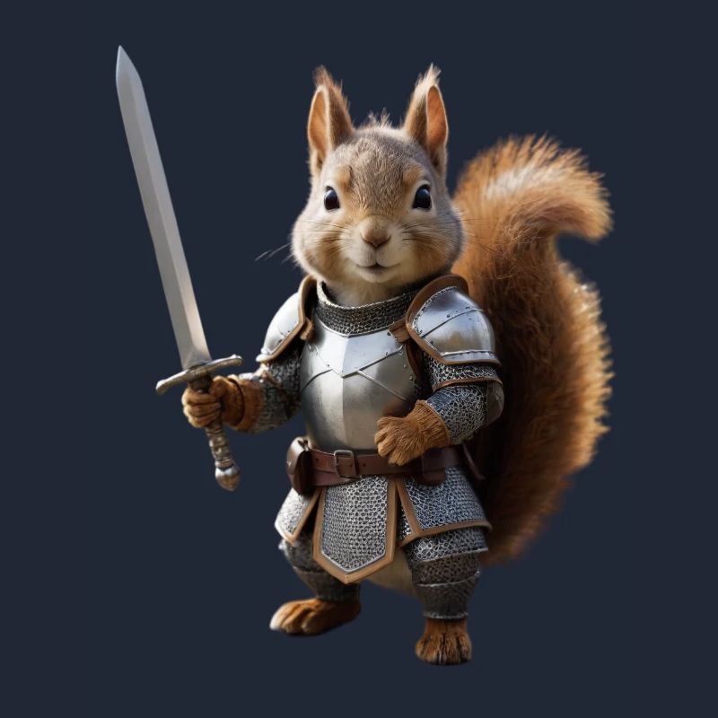 Eichhörnchen-Ritter-Schwert 3