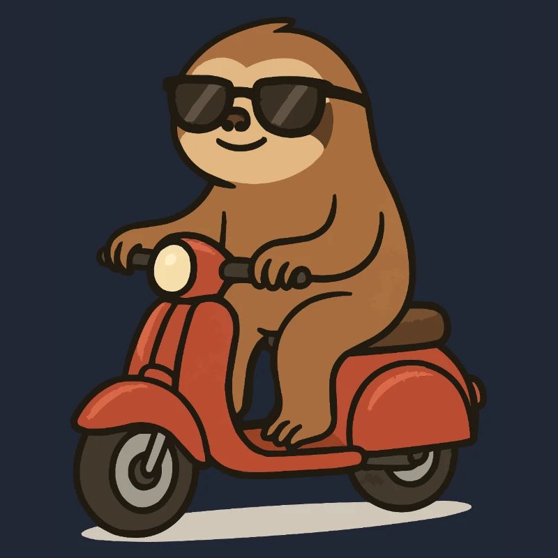 faultier comic moped