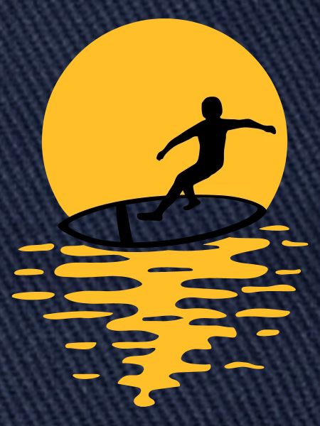 Sonne Abend Surfer