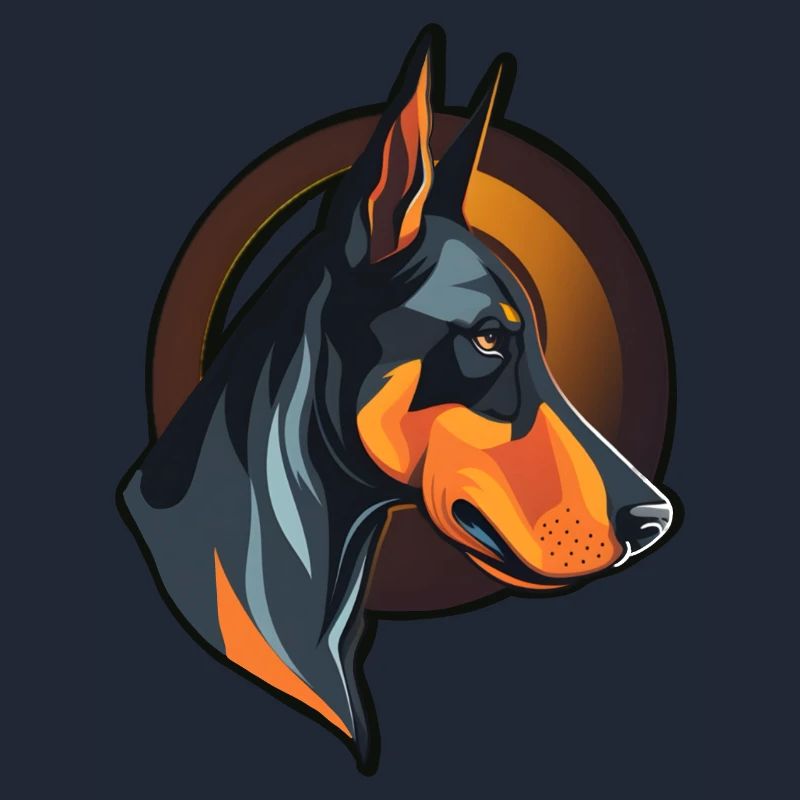 Cooler Dobermann Dobermannhalter