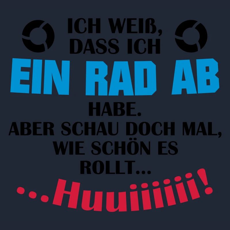 Ein Rad ab