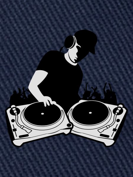 DJ mit Turntables