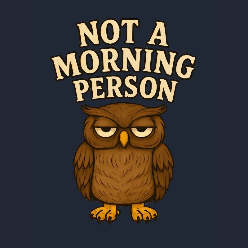 Morgenmuffel Eule