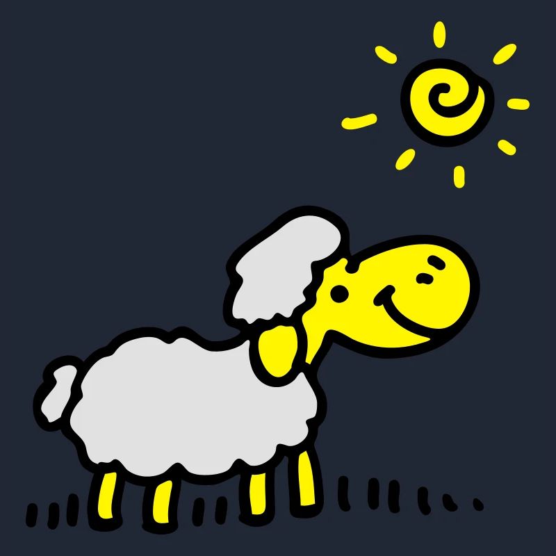 Schäfchen Sonne 3