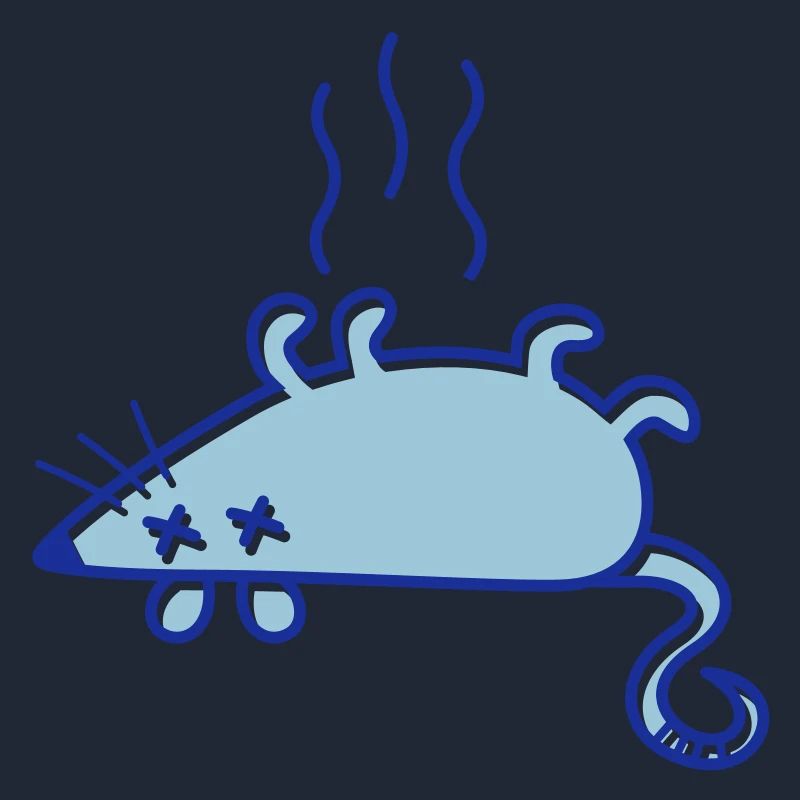 Une souris morte