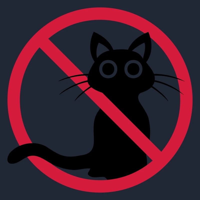 Schwarze Katze verboten