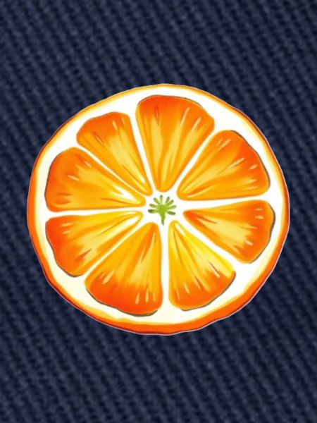 Orange lackiert