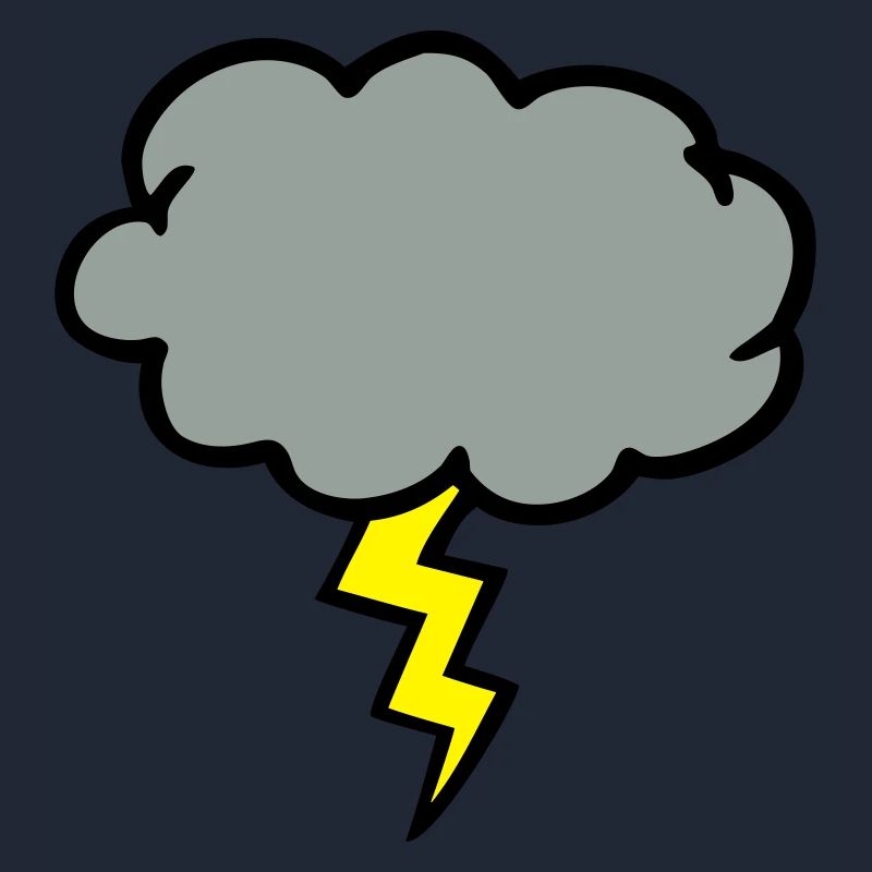 Sturmwolke Gewitterwolke Blitz Blitz