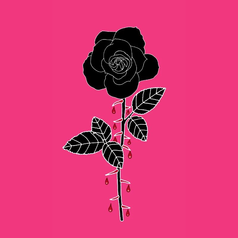 Blutige Rose
