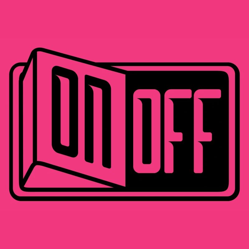 turn off off on switch button switch on