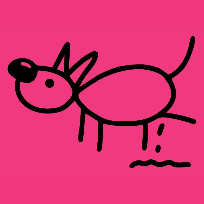 Hund pinkelt