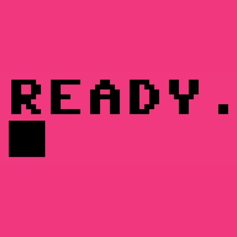 C64 Ready Nerd Computer Retro Gift Idea