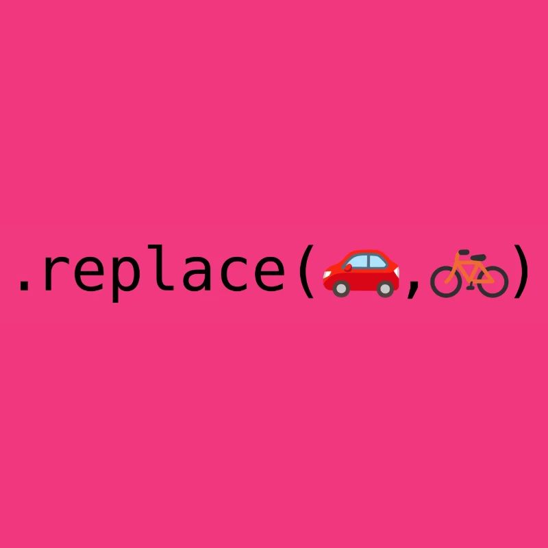 Replace cars with bikes; Python edition