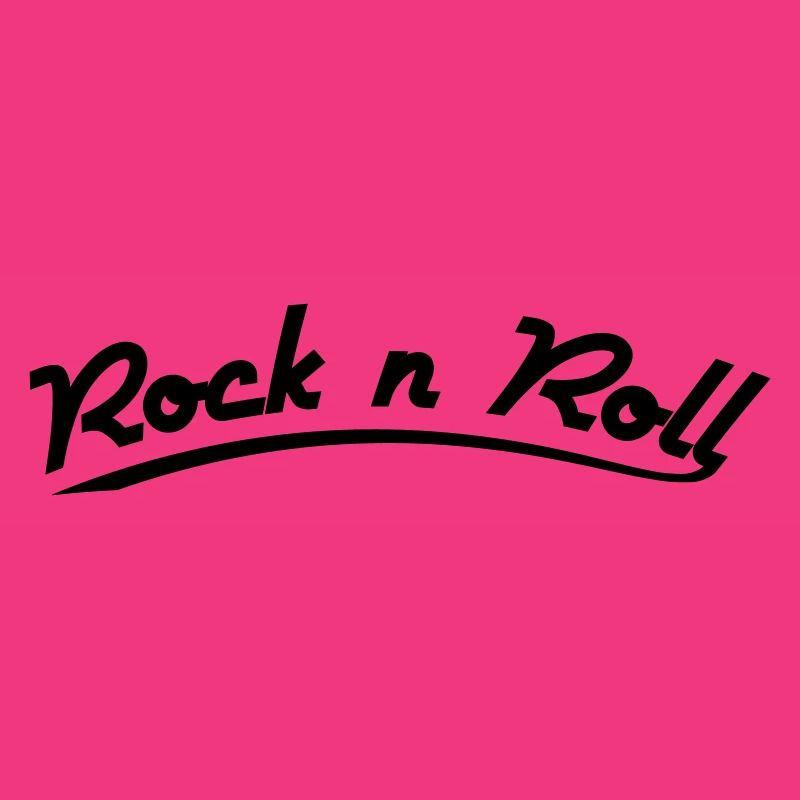 rock n roll design retro vintage style