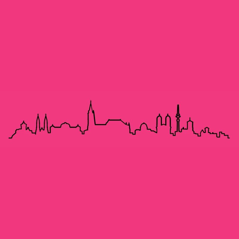 Skyline Nürnberg Silhouette