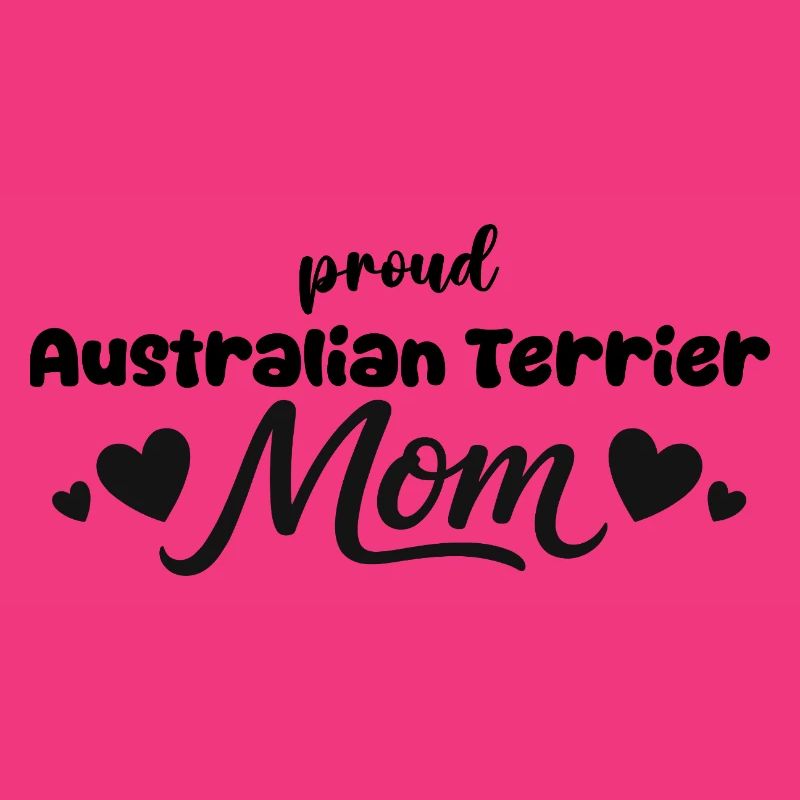  Stolze Aussie Terrier Mutter, Australischer