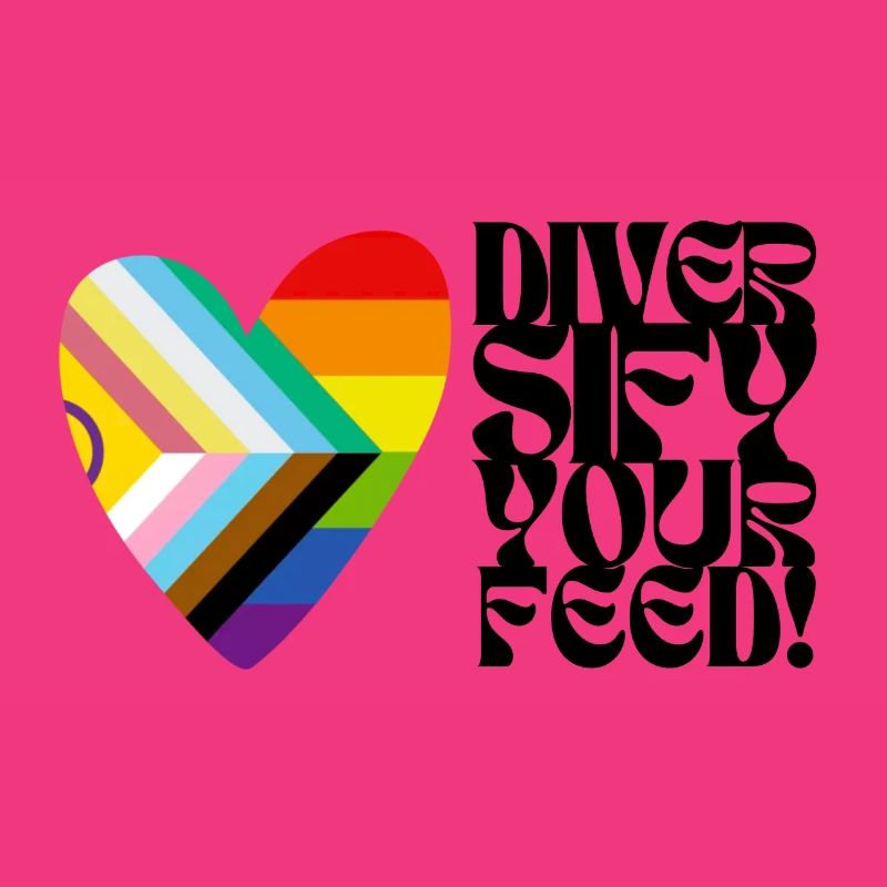 🌈♿ Diversify Your Feed –Progress Pride&Disability