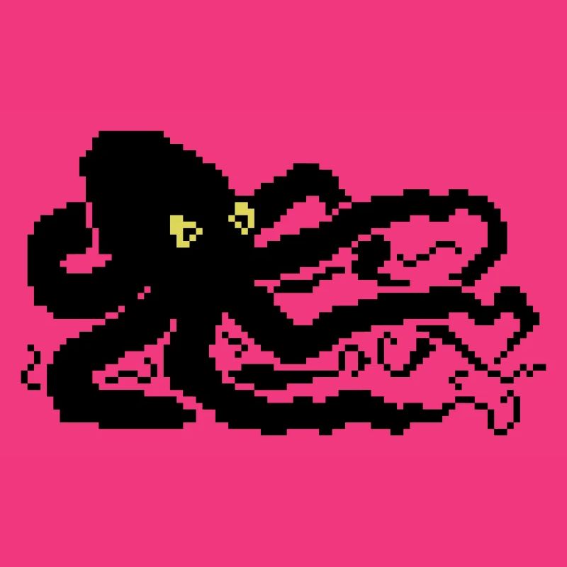 Pieuvre pixel 8 bits