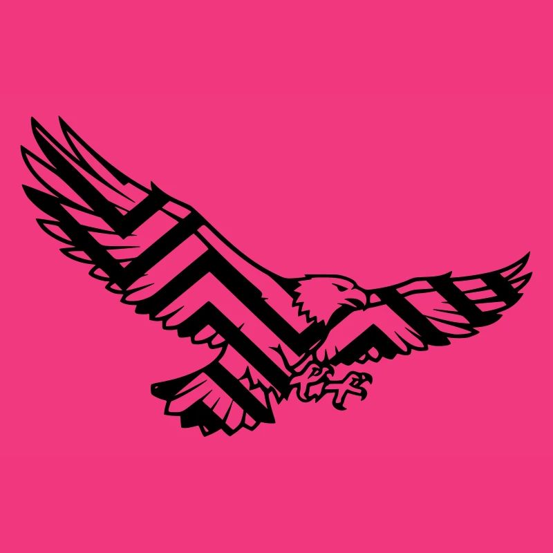 Eagle Geometric Polygon Logo