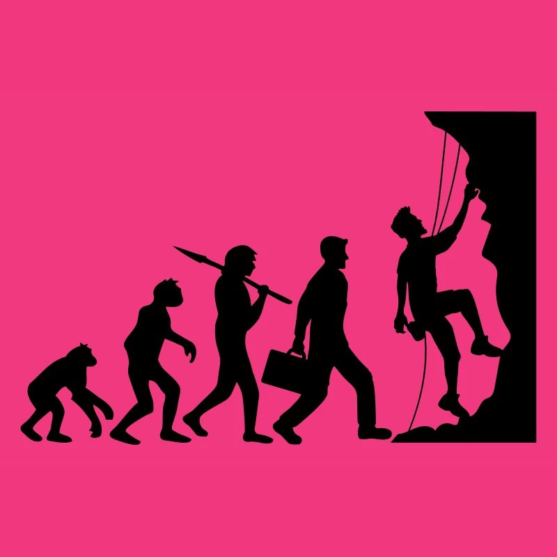 évolution évolution née raide paroi monte
