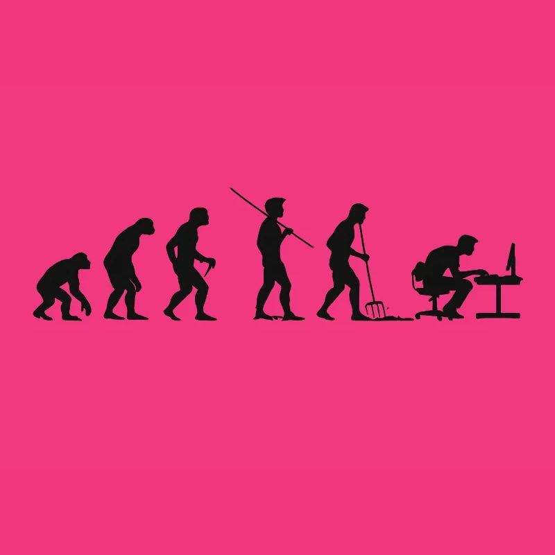 Programmierer Computerfreak Evolution