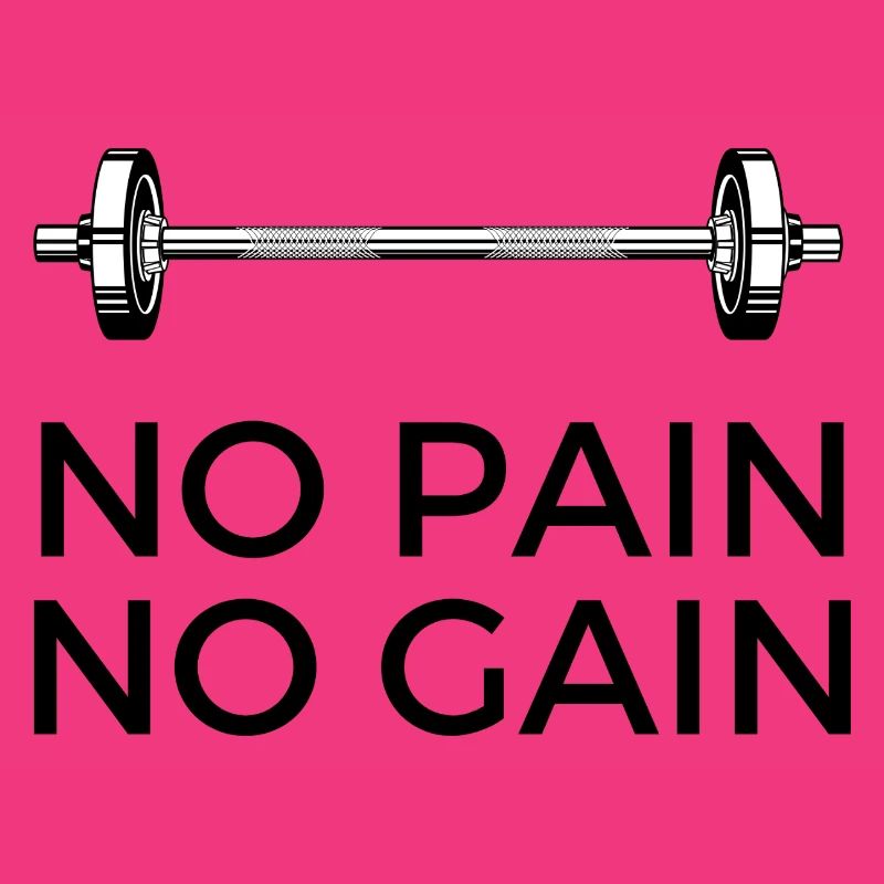 Pas de douleur, pas de gain - avec du poids