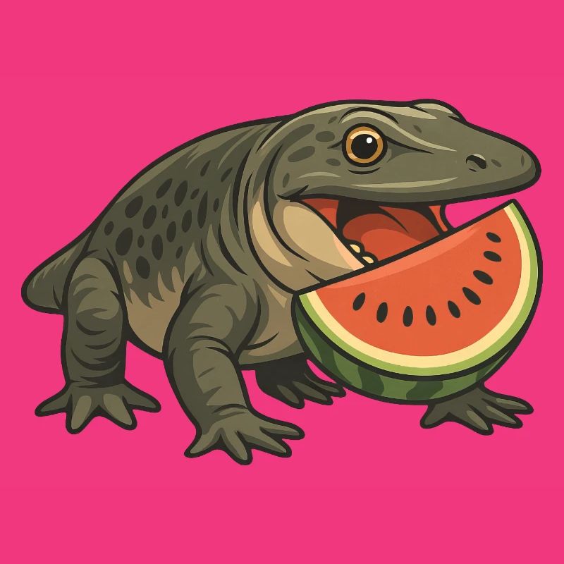 Amphibien primitif évolution dessin animé melon
