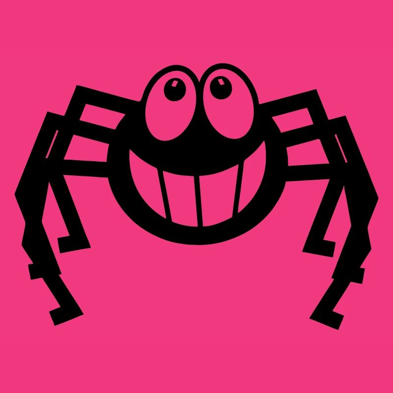 Spinne lacht