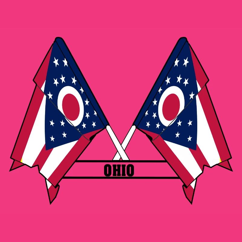 wee flags text OHIO