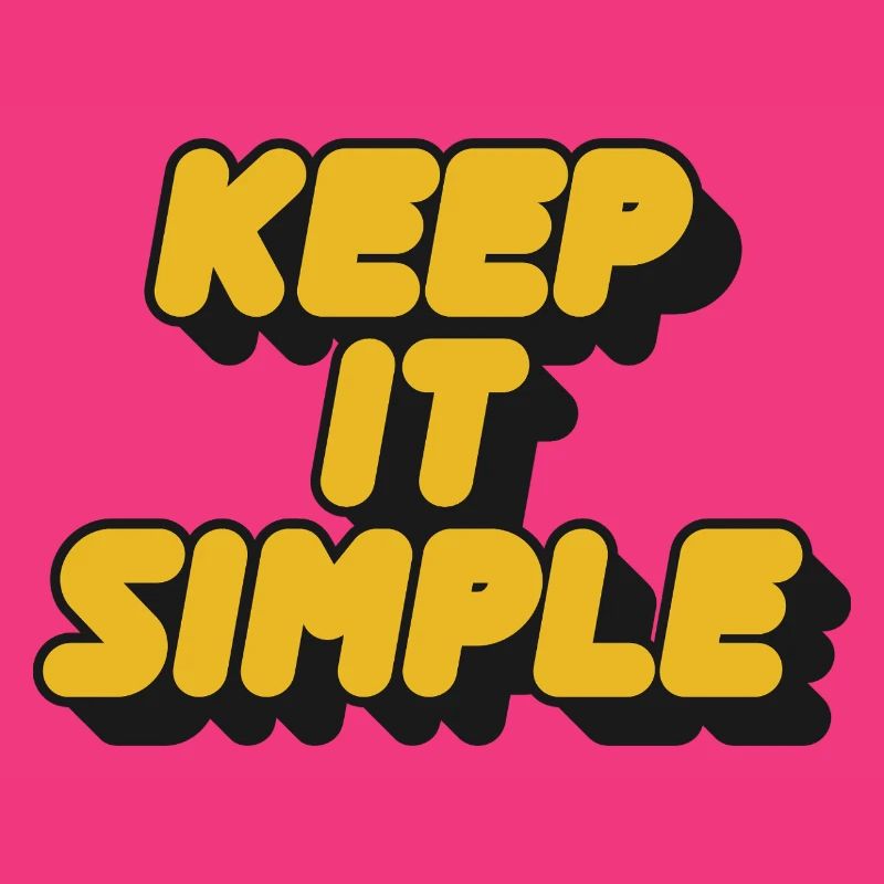 Keep It Simple Retro Bold