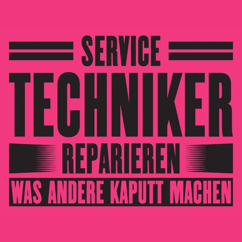 Service Technician Support Solution Slogan Service