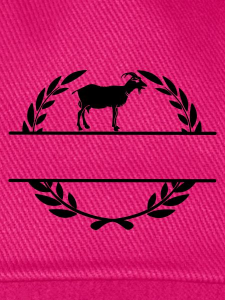 Ziegenkäse Monogramm Lorbeerkranz