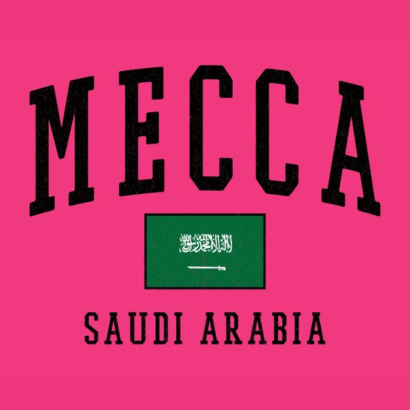 Mecque, Arabie Saoudite : Conception du drapeau