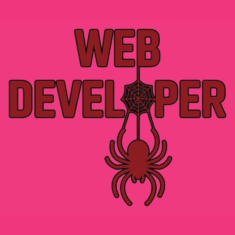 Web Developer Spider Logo Shirt