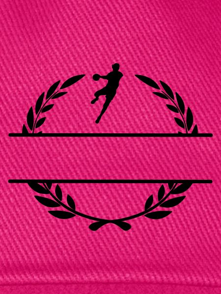 Handballer im Lorbeerkranz-Monogramm