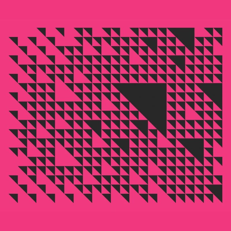 geometric triangles pattern design