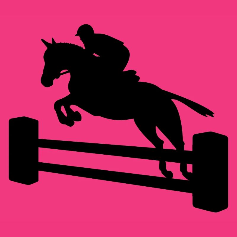 Springreiter einfarbig