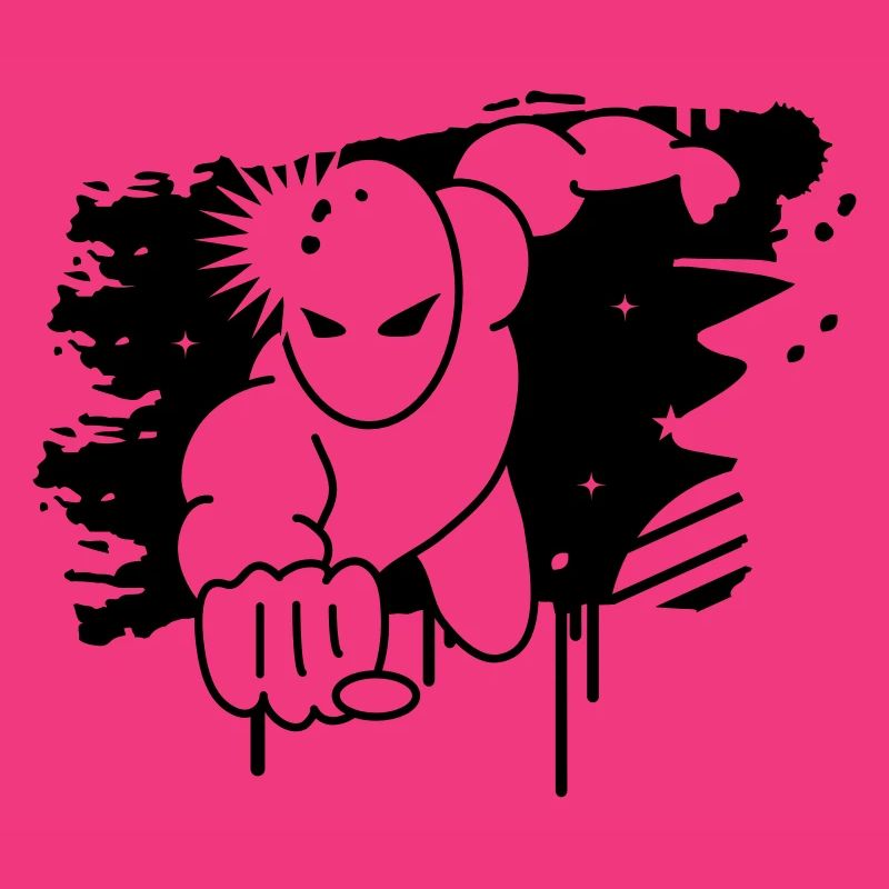 Superheld Graffiti