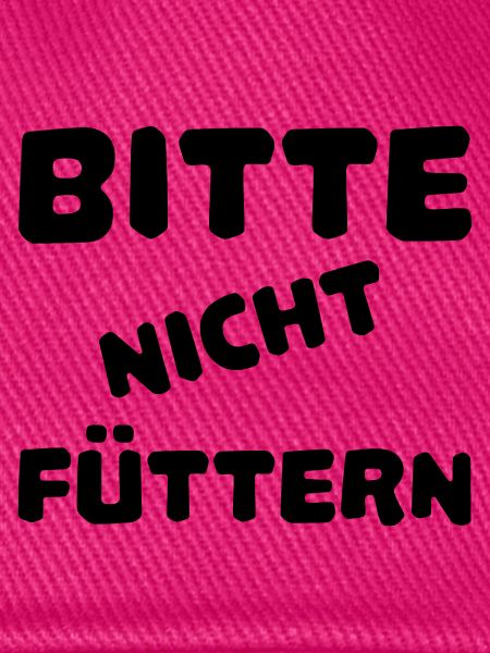 Bitte nicht füttern