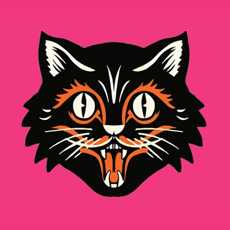 Schwarze Katze