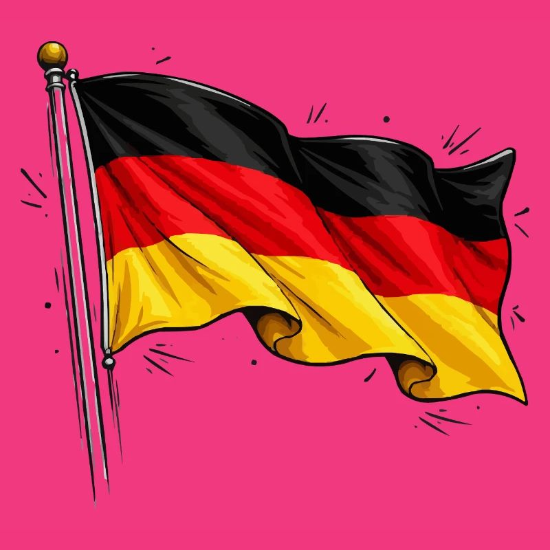 Deutsche Flagge 