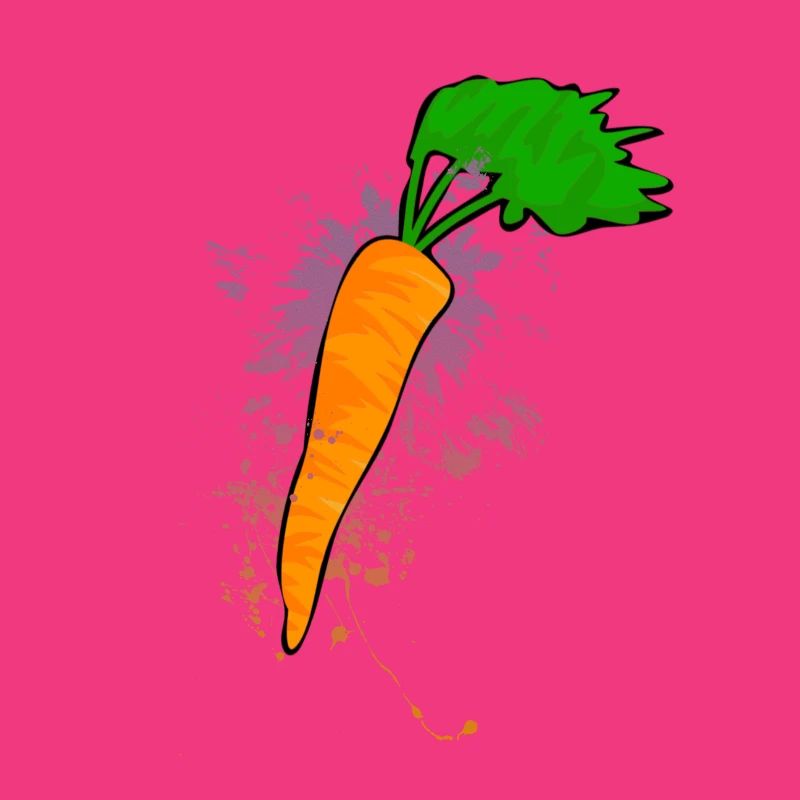 Explosion de couleur carottes