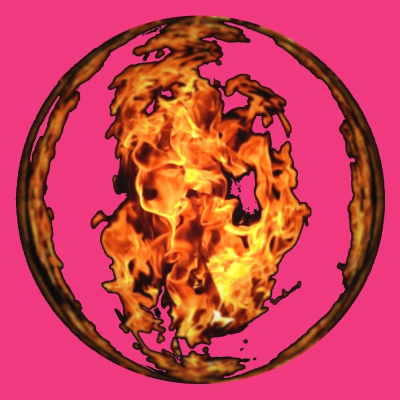 Feuer Glaskugel