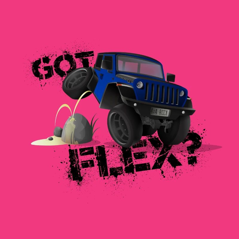GOT FLEX? - OFFROADER Crawler - Blau