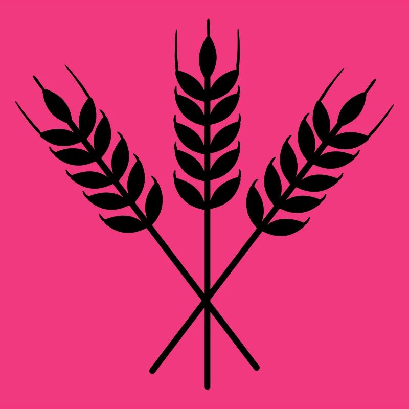 Three grain stalks