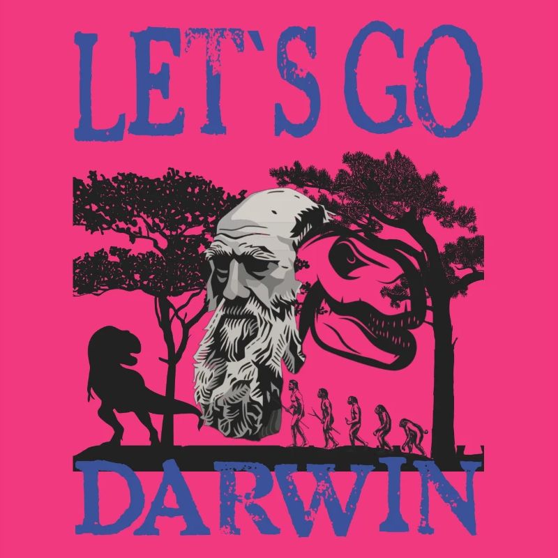 Charles Darwin Evolution textile Geschenkidee