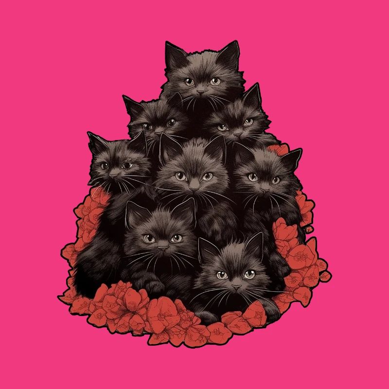 Schwarze Katzen